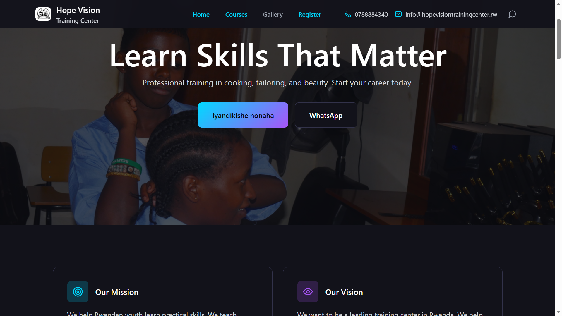 Hope Vision Training Center